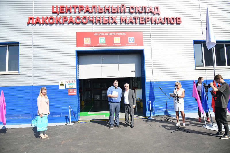 Центральный склад лакокрасочных материалов торжественно открыли на вагонзаводе в Твери 2